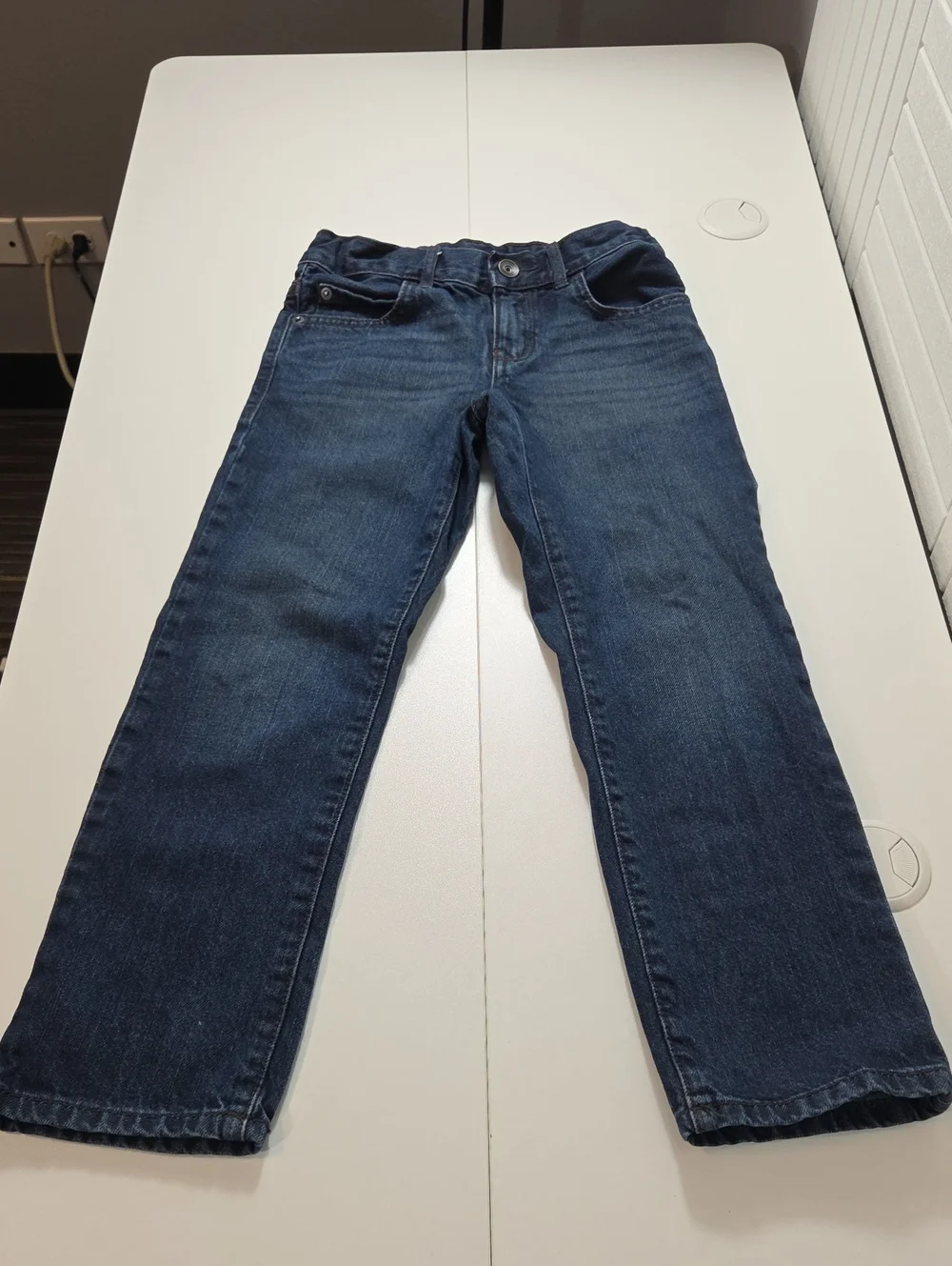 Children's Place 100% Cotton Straight Leg Jeans Size 7